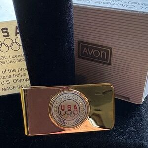 Avon Gold USA Olympic Money Clip